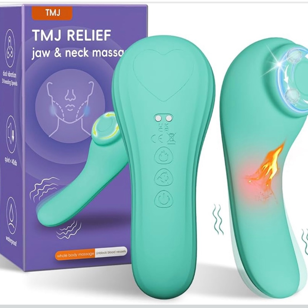 Teal Jaw and Neck Massager